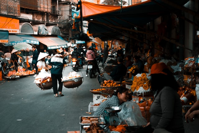 Vietnamese market, Unsplash / callme_gohann